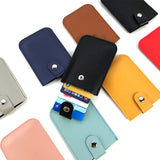 Thick PU Leather Card Holder with Custom Logo, Large Capacity