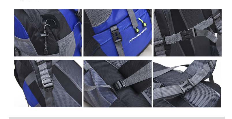 Foldable Outdoor Backpack 50L for Hiking and Travel