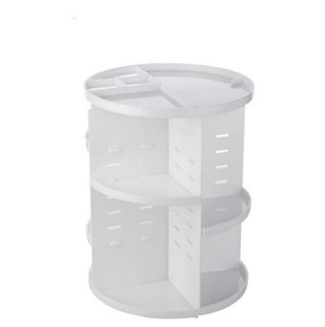Rotating Cosmetic Organizer - Multi-Functional Storage Box