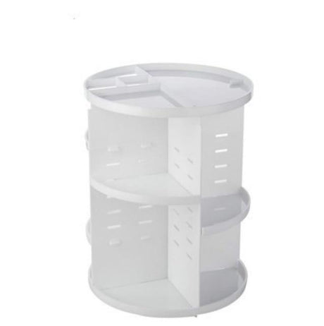 Rotating Cosmetic Organizer - Multi-Functional Storage Box