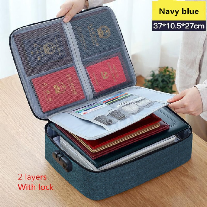 File Storage Bag for Desk and Travel Organizer