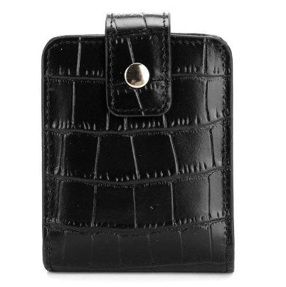 Crocodile Pattern Makeup Bag with Mirror for Women