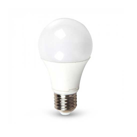 V-TAC LED Bulb E27 A58 9W WW 3000K 228
