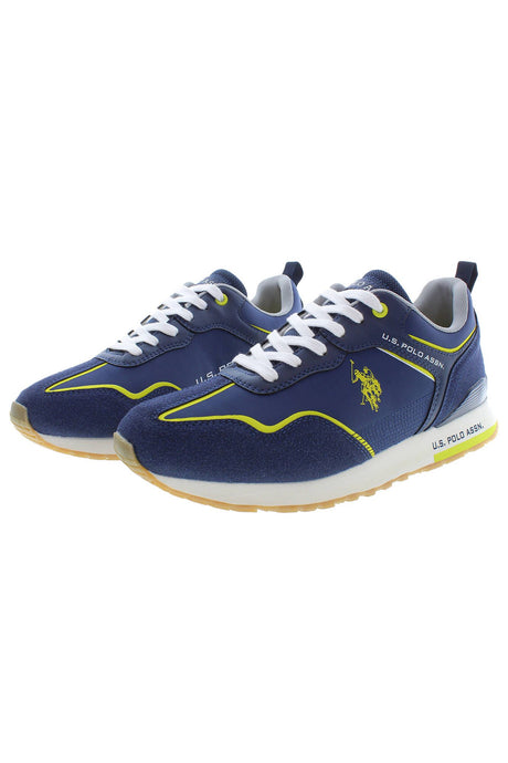 U.S. POLO ASSN. Blue Polyester Men Sneaker