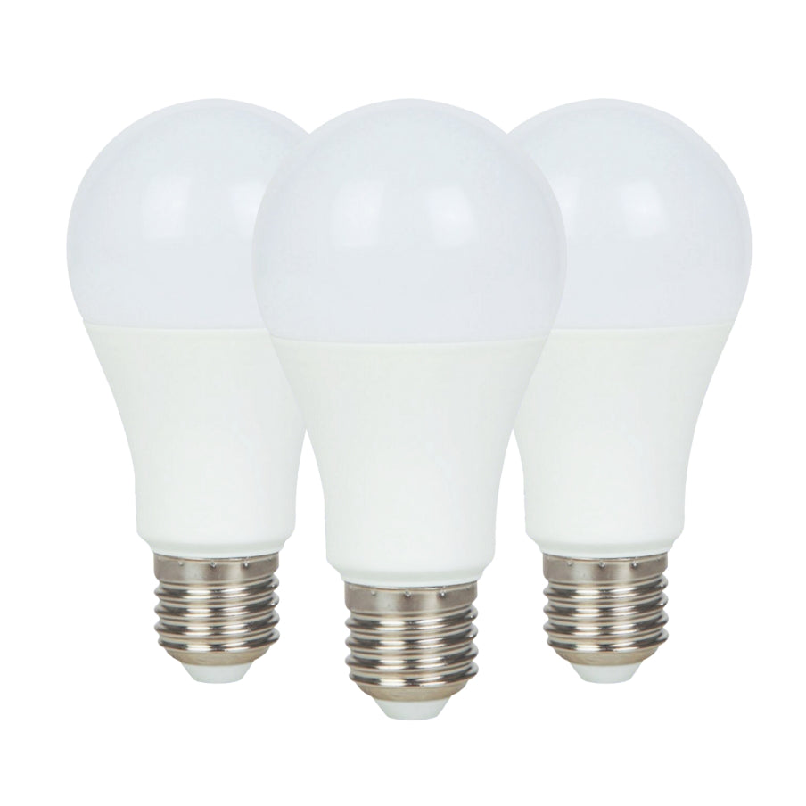 GBC ON LED Bulb E27 A60 15W 4000K Day White (3Pack)