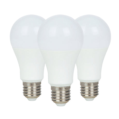 GBC ON LED Bulb E27 A60 15W 4000K Day White (3Pack)