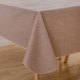 Hswek Rectangle Vinyl Tablecloth 60x102 Inch Waterproof Vinyl Tablecloths with Flannel Backing for Rectangle Tables Wipeable Spillproof Plastic Tablecloth Table Cover for Dining Camping