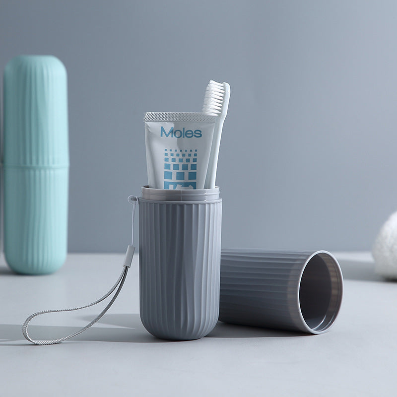 Portable Toothbrush and Toothpaste Storage Organizer