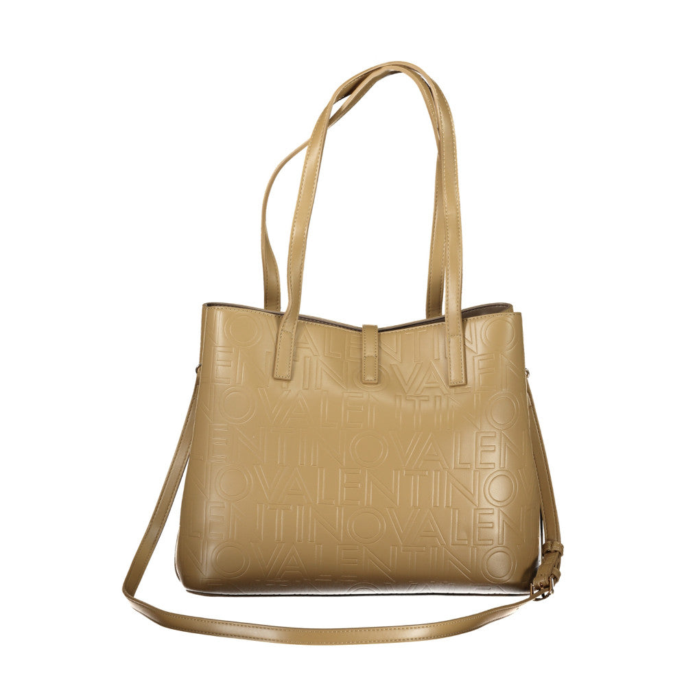 Valentino Shoulder Bag with Double Handles Beige 34X27X11 - Women's