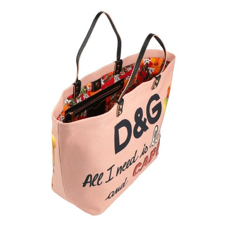 Dolce & Gabbana Cotton Shopping Bag Pink - Women's