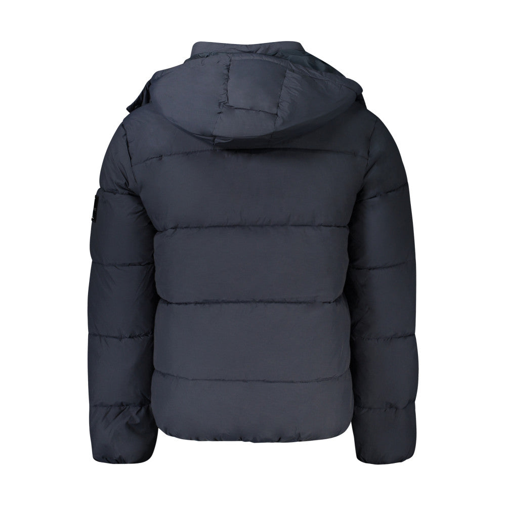 Calvin Klein Jacket with Removable Hood Blue - Men's