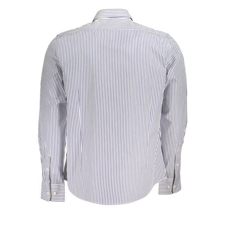 La Martina Blue Striped Shirt - Men's