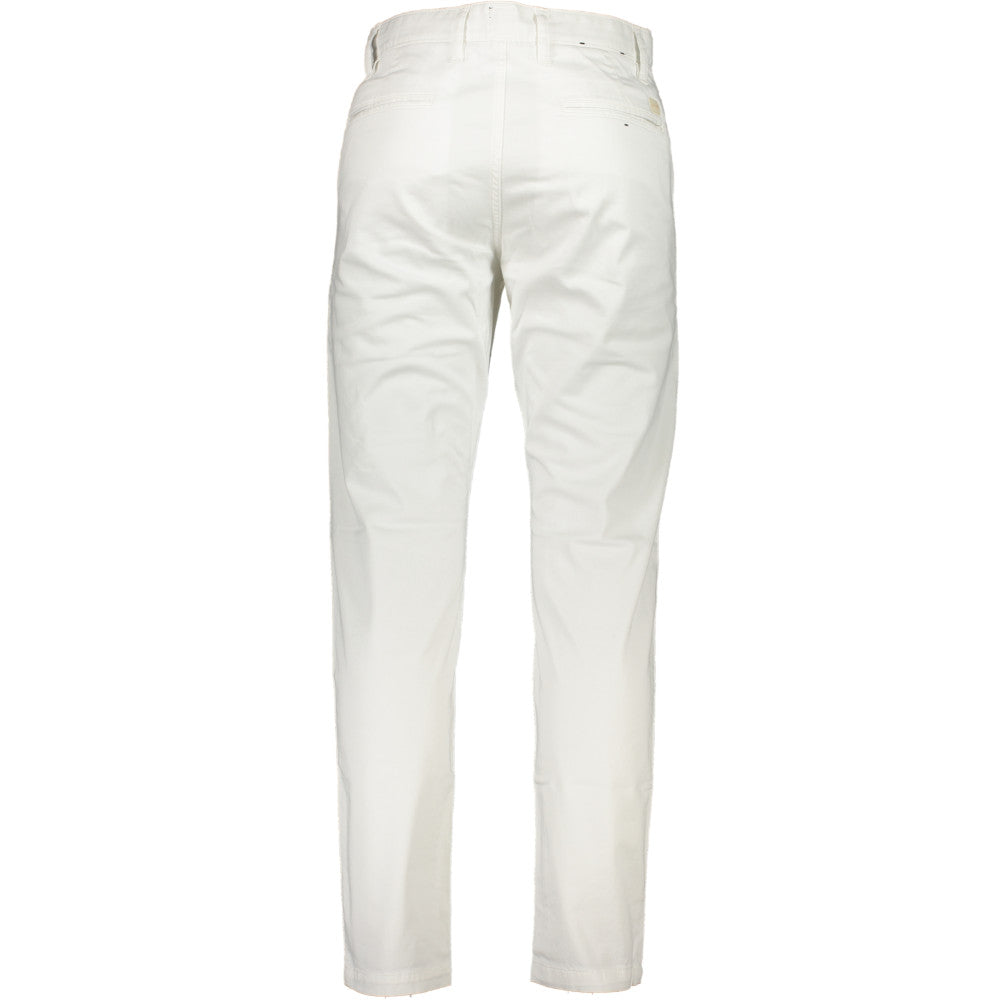 Hugo Boss Tapered Fit Trousers White - Men's