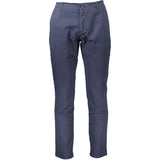 La Martina Slim Fit Trousers Light Blue - Men's