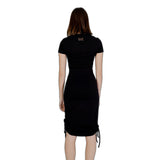 EA7 Round Neck Dress Black - Women's