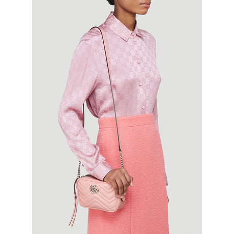 Gucci Marmont Shoulder Bag Pink - Women's