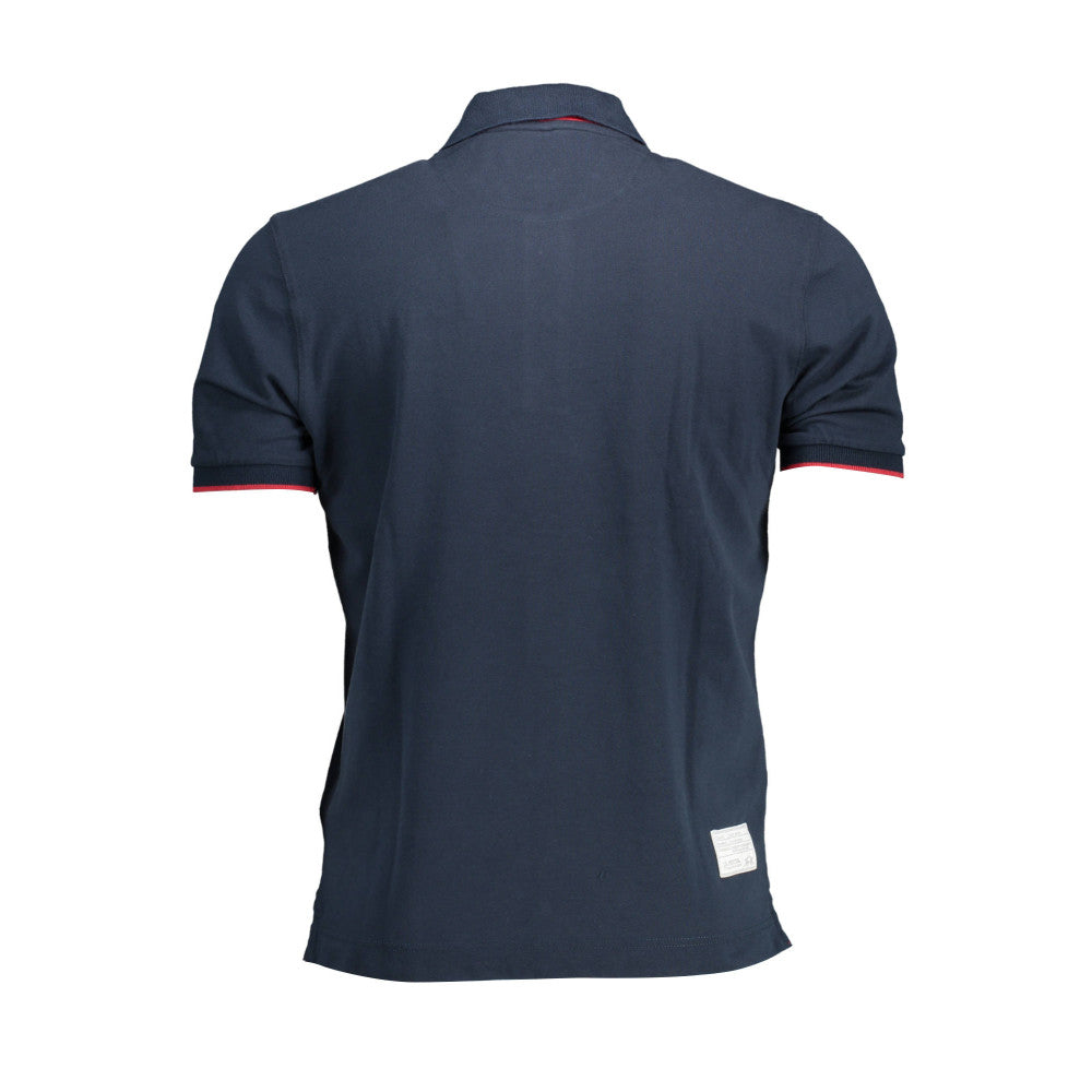 La Martina Short Sleeved T-Shirt Navy Blue - Men's