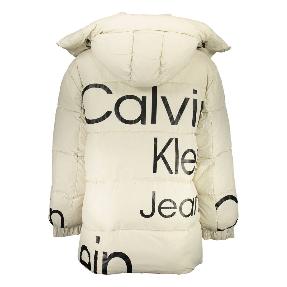 Calvin Klein Long Jacket Beige - Men's