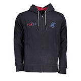 U.S. Grand Polo Hoodie with Zip Blue Navy - Men's