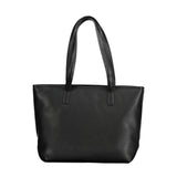 Valentino Handbag with Circular Logo Black - Women's