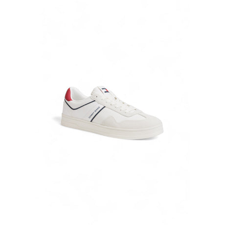 Tommy Hilfiger Leather Sneakers White - Men's