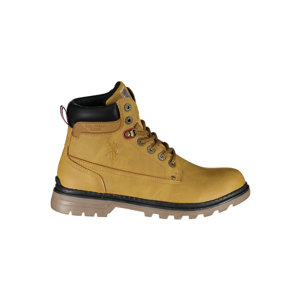 U.S. Polo High Boots with Laces Yellow - Men's