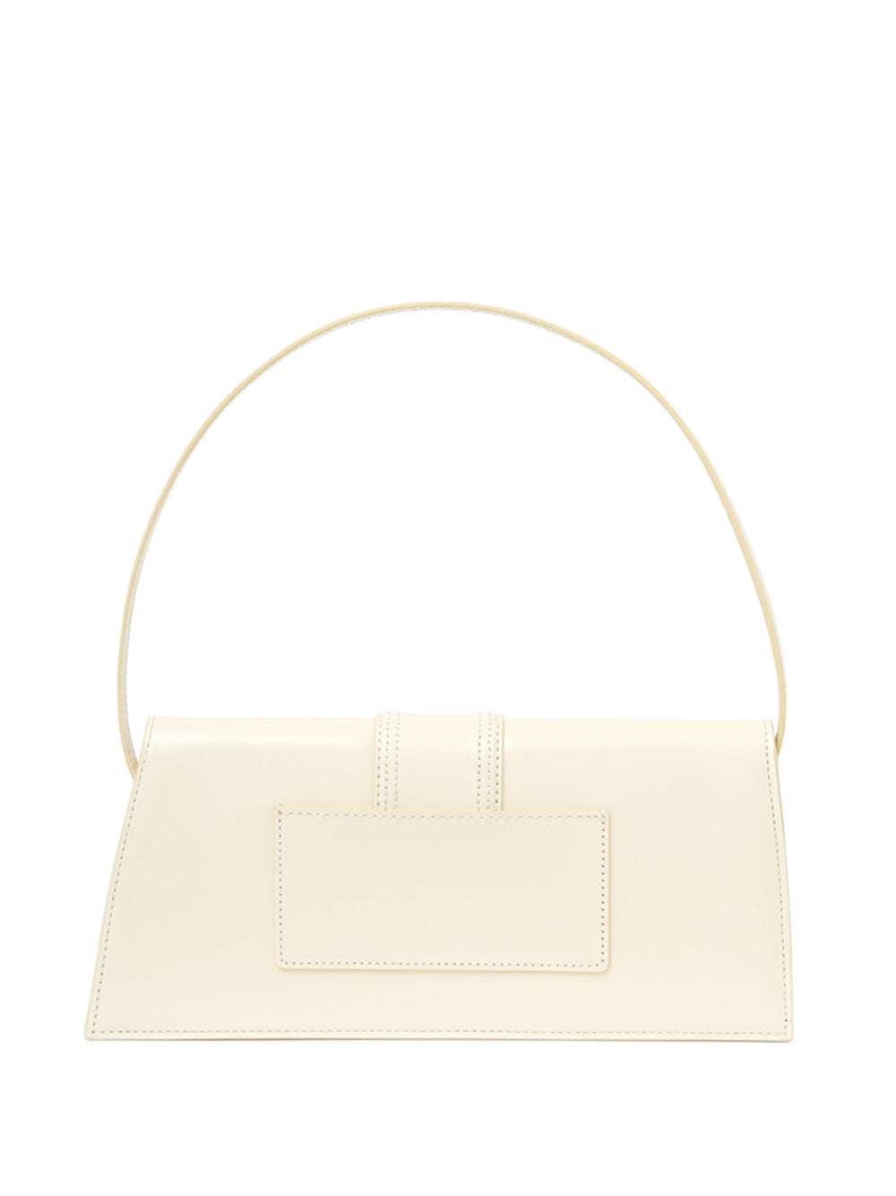 Jacquemus Ivory Leather Le Bambino Long Shoulder Bag