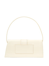 Jacquemus Ivory Leather Le Bambino Long Shoulder Bag