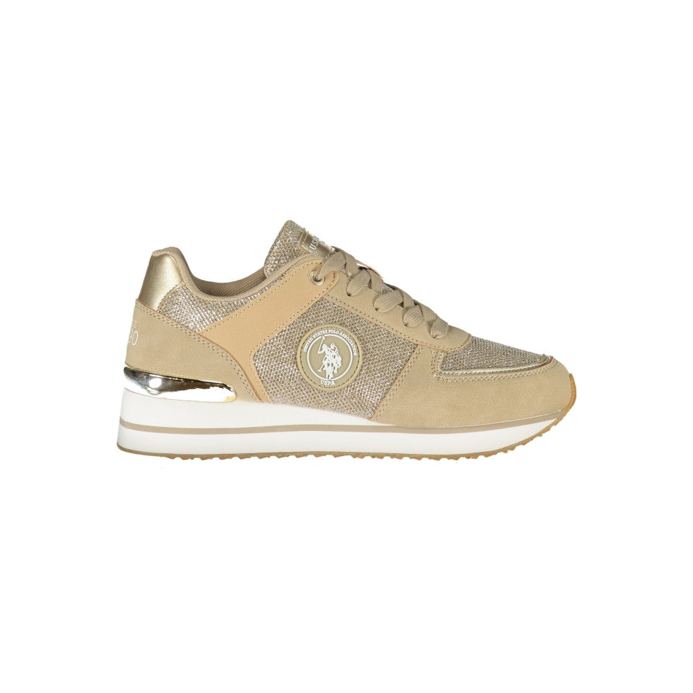 U.S. Polo Sneakers Gold - Women's