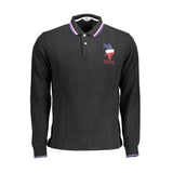 U.S. Polo Long Sleeve T-Shirt Black - Men's