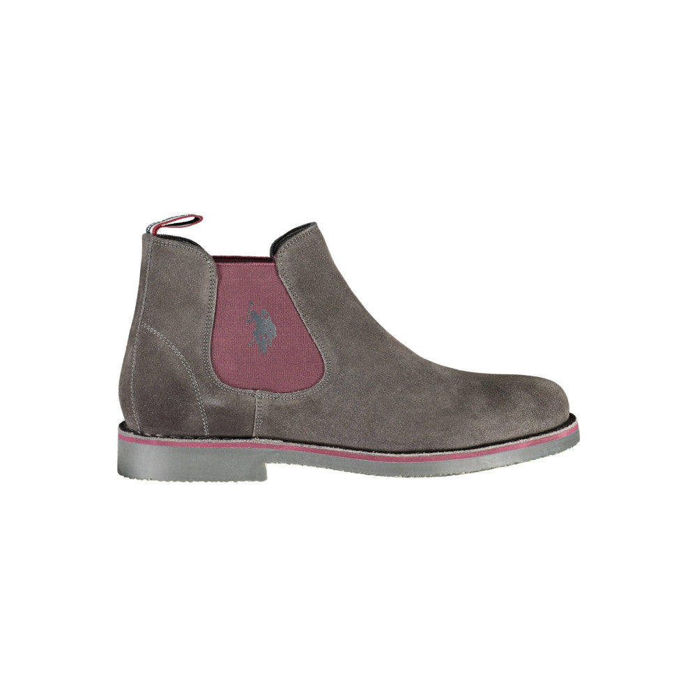 U.S. Polo Ankle Boots Grey - Men's