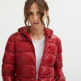 Centogrammi Red Nylon Jacket & Coat - Women's