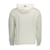 U.S. Polo Hoodie with Large Central Pocket White - Men's