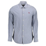 U.S. Polo Blue Striped Shirt - Men's