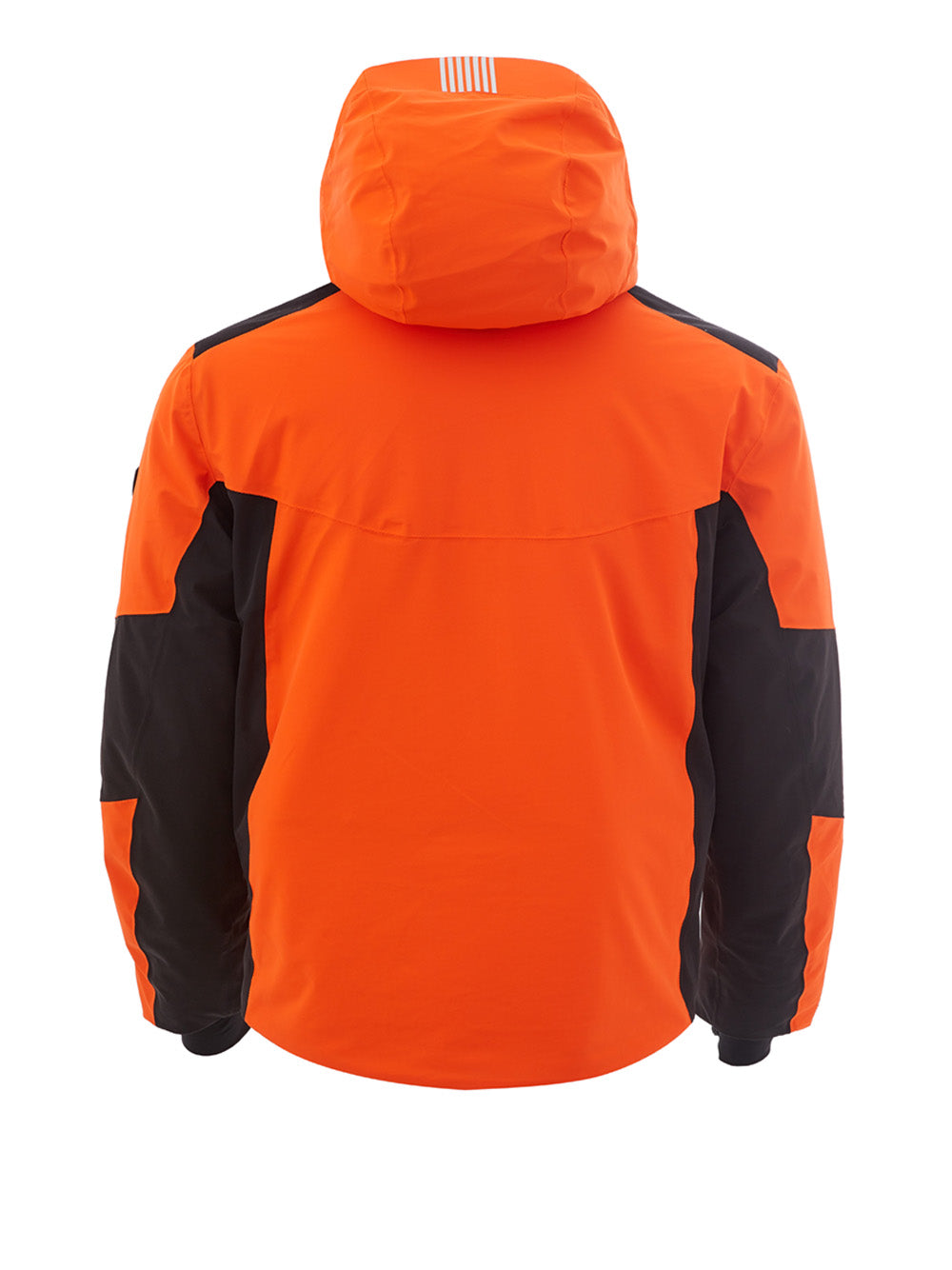 EA7 Emporio Armani Neon Orange Quilted Technical Jacket - Men's