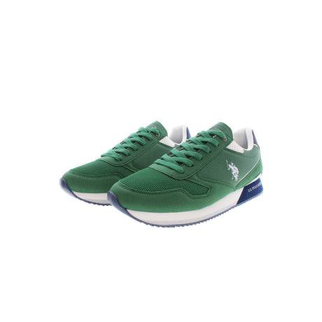 U.S. Polo Sneakers with Laces Green - Men's