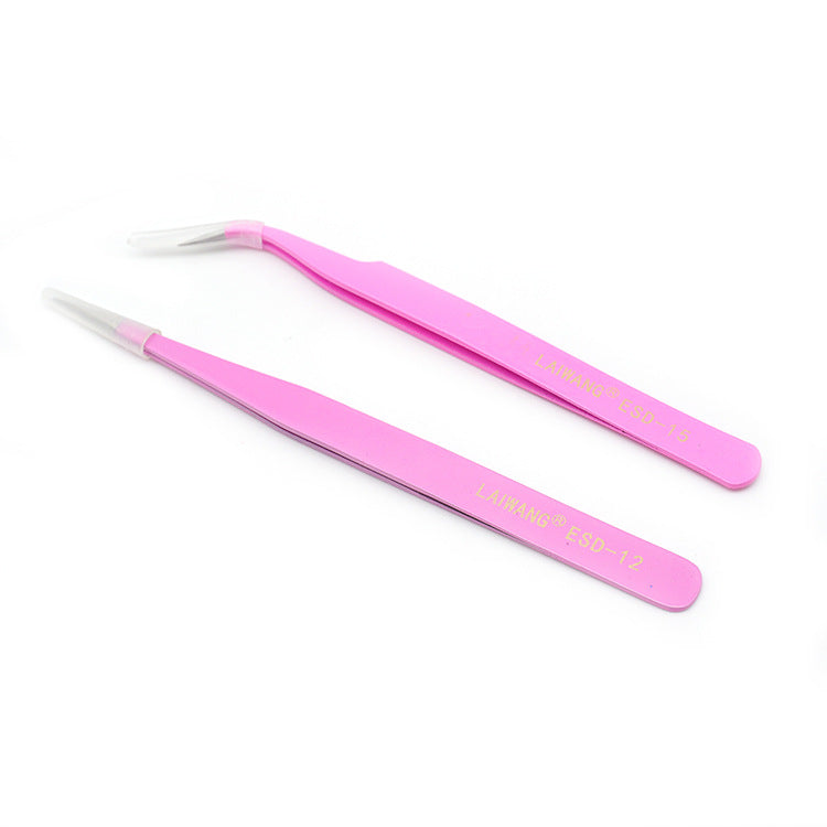 Pink Tweezers for Beauty, DIY Clay and Resin Tools