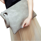 Dark Grain PU Casual Office Bag