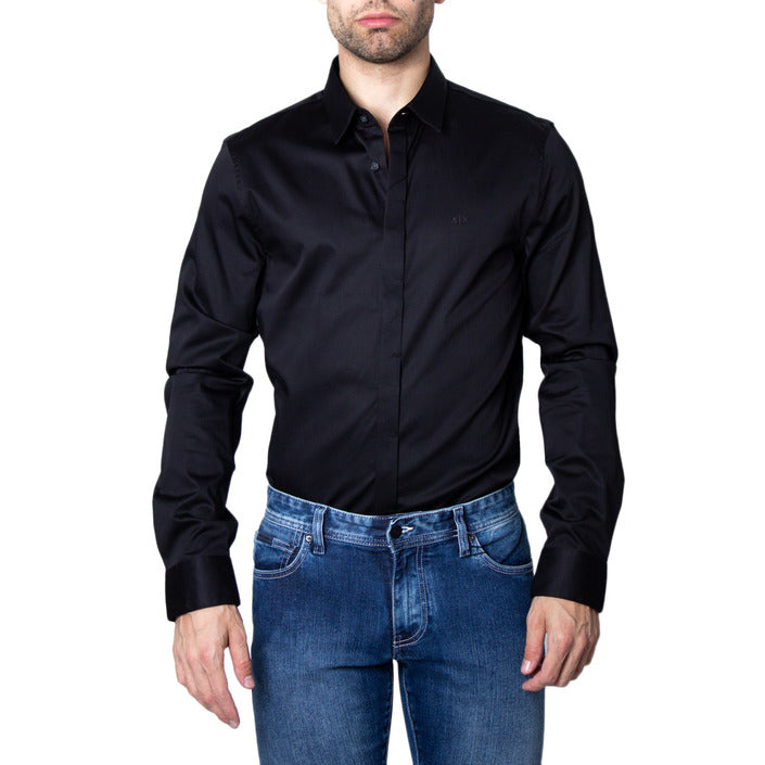 Armani Exchange Shirt Black - Men's