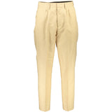 Gant Trousers Cotton/Linen Beige - Men's