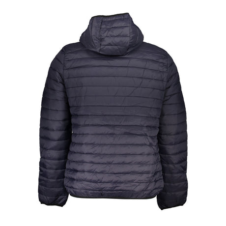 Gian Marco Venturi Jacket with Hood Navy Blue - Men's