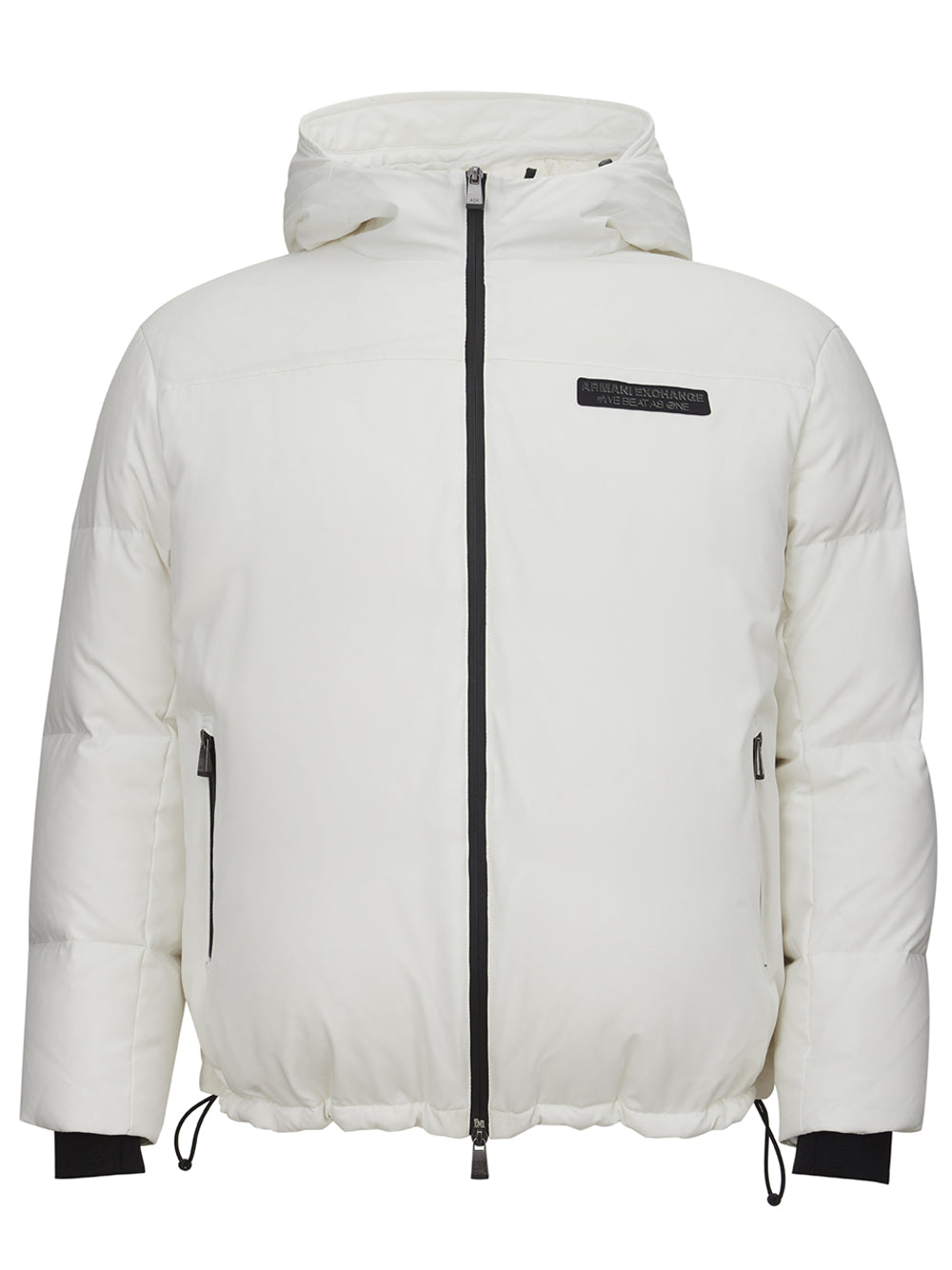 Armani Exchange Quilted White Jacket - Men's