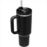 High-Capacity Stainless Steel Car Straw Cup - Portable Design
