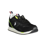 U.S. Polo Sneakers with Laces Black - Men's