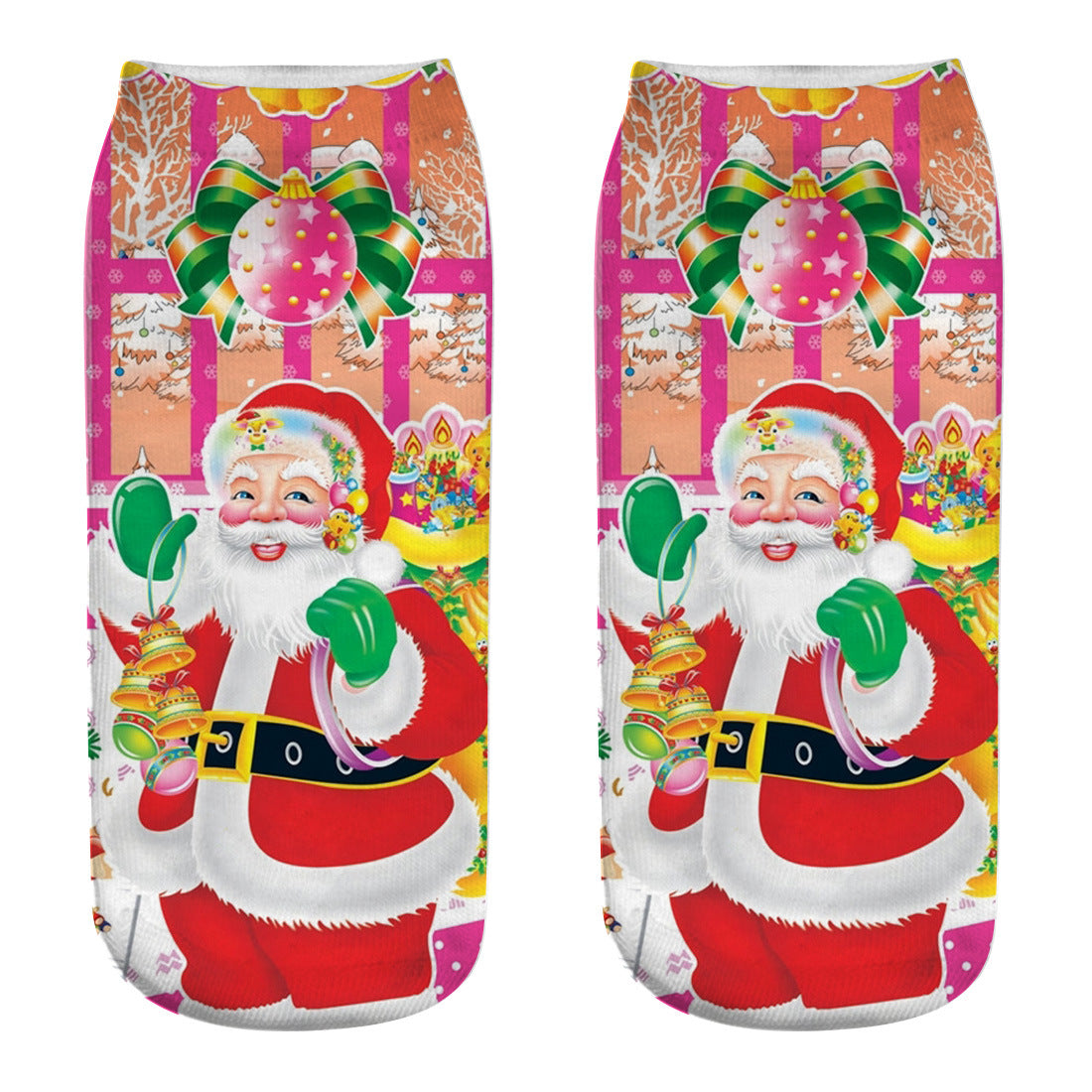 New 3D Printed Christmas Socks for Women