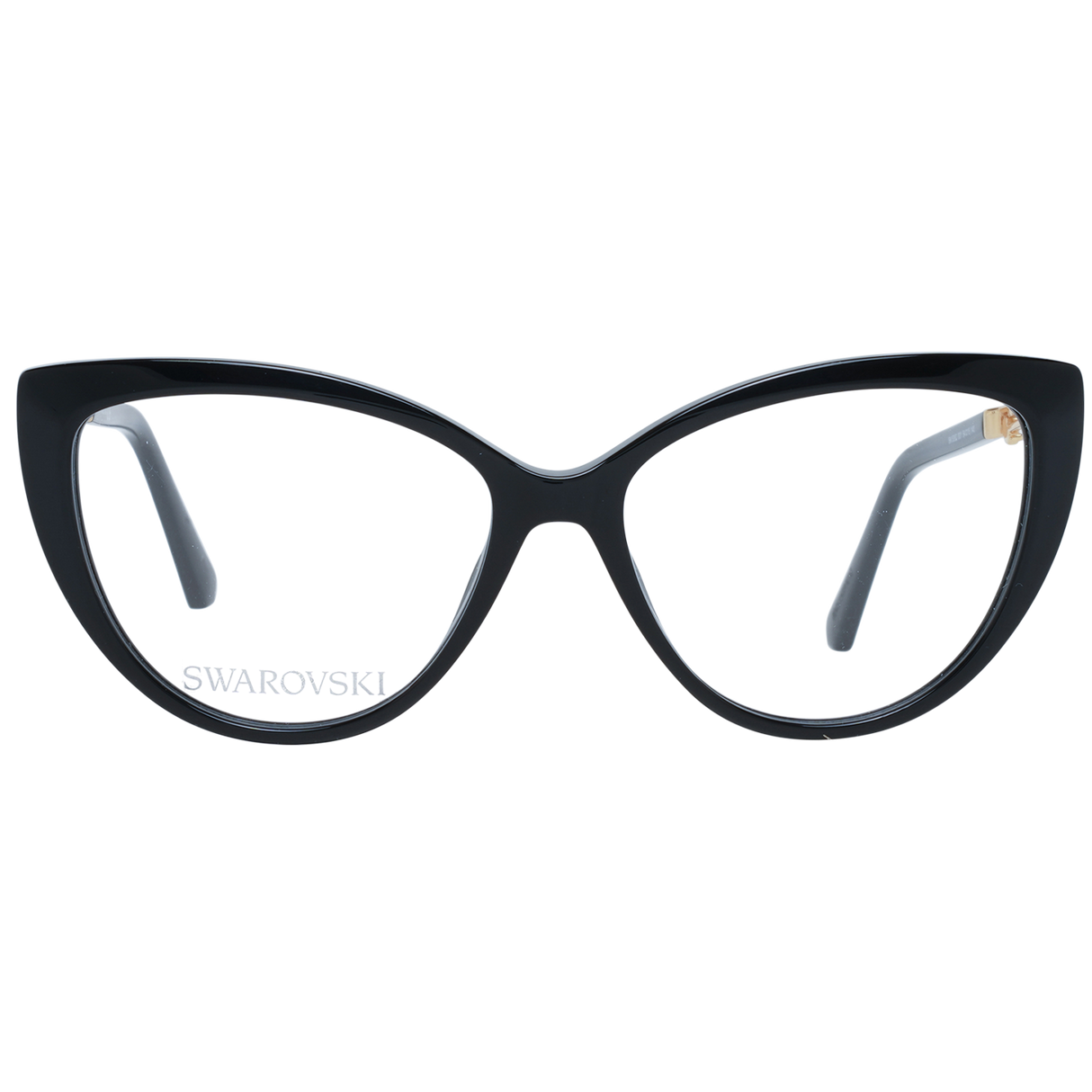 Swarovski Elegant Black Cat Eye Designer Eyeglasses