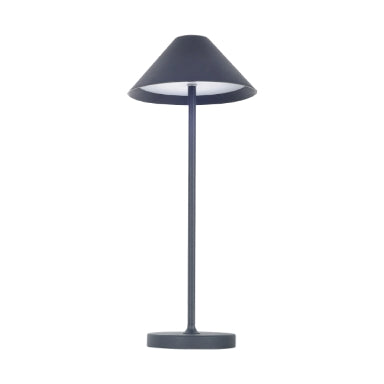 KELU LIBERTY USB-C Rechargeable IP54 Aluminium Table Lamp 240LM 4000mAh Black
