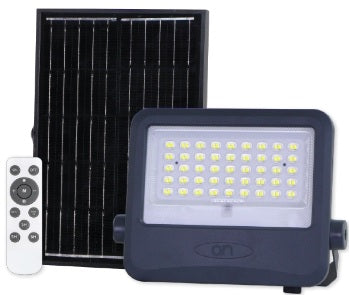 GBC ON LED ELYON 1000 Solar LED Floodlight with Panel and Battery 1000Lm