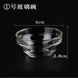 High Transparency Glass Bowls Set for Beauty Salon Tools