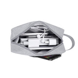 Power Bank and Headset Storage Bag with Data Cable
